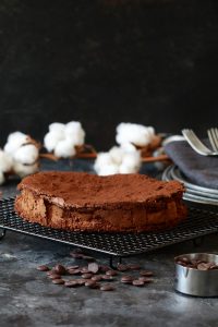 עוגת שוקולד פאדג'ית בלי טיפת קמח
