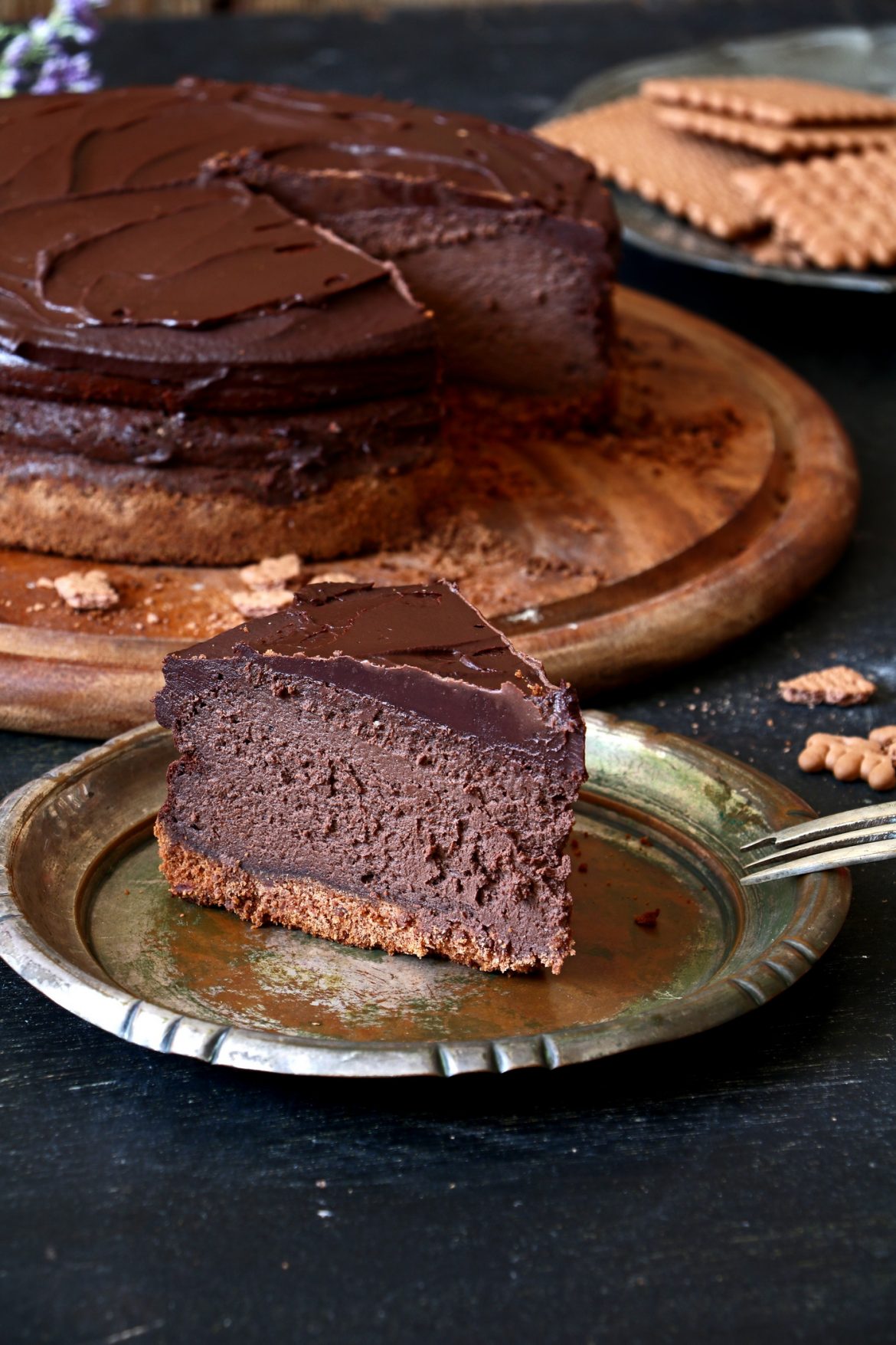 עוגת גבינה שוקולד