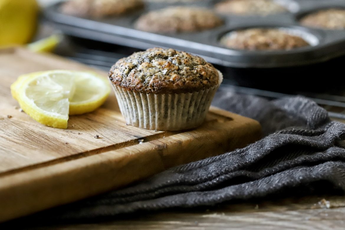 מאפינס פרג לימון קצת יותר בריאים